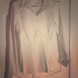 White stretch blouse